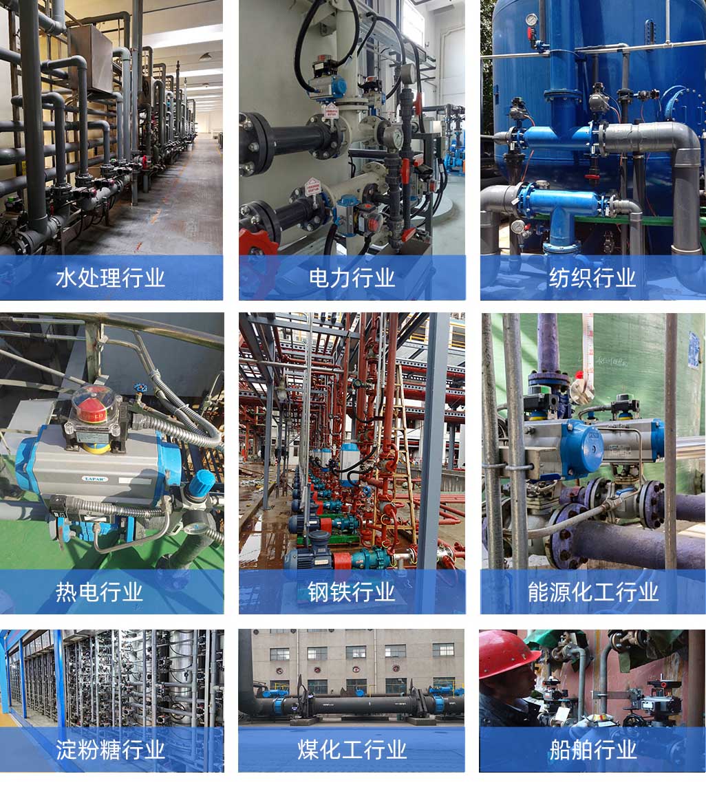 气动高压球阀应用行业